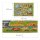relaxdays Spielteppich Kleinstadt grün/bunt 100,0 x 150,0 cm
