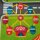 relaxdays Spielteppich Kleinstadt grün/bunt 100,0 x 150,0 cm