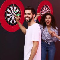relaxdays Dartboard-Surround R7 schwarz