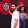 relaxdays Dartboard-Surround R7 schwarz