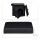 relaxdays Sitzhocker mit Hundebox schwarz 38,0 x 38,0 x 38,0 cm