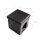 relaxdays Sitzhocker mit Hundebox schwarz 38,0 x 38,0 x 38,0 cm