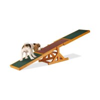 relaxdays Hundewippe Dog Agility braun 180,0 x 30,0 x...