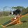 relaxdays Hundewippe Dog Agility braun 180,0 x 30,0 x 54,0 cm