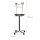 relaxdays Vogelspielplatz schwarz 60,0 x 60,0 x 130,0 cm