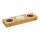 relaxdays Futterstation Hunde/Katzen braun 44,5 x 14,0 x 5,5 cm