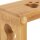 relaxdays Futterstation Hunde/Katzen braun 44,5 x 14,0 x 5,5 cm