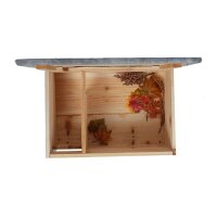 relaxdays Igelhaus braun 46,0 x 34,0 x 21,0 cm, 1 St.