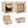 relaxdays Igelhaus braun 46,0 x 34,0 x 21,0 cm, 1 St.