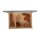 relaxdays Igelhaus braun 46,0 x 34,0 x 21,0 cm, 1 St.
