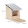 relaxdays Eichhörnchen-Futterhaus braun 12,0 x 25,0 x 18,0 cm
