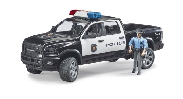 bruder RAM 2500 Polizei Pickup mit Polizist 2505 Spielzeugauto