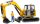 bruder Cat Minibagger 2466 Spielzeugauto