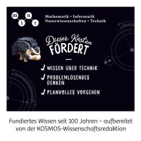 KOSMOS Experimentierkasten Nuna Dein Igel-Roboter schwarz