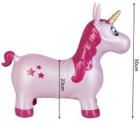 Idena Hüpftier Einhorn pink