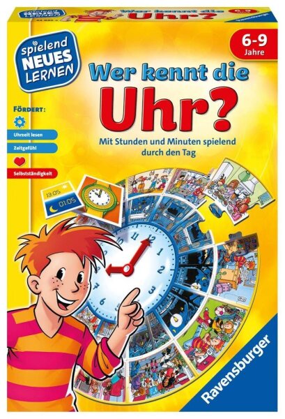 Ravensburger Wer kennt die Uhr? Brettspiel, 1 St.