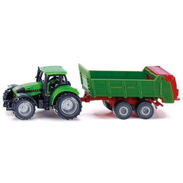 siku Strautmann Traktor mit Universalstreuer 1673 Spielzeugauto