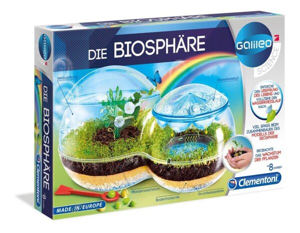 Clementoni Experimentierkasten Die Biosphäre mehrfarbig