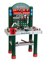 klein Spielzeug-Werkbank BOSCH 8710 grau, grün