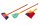 klein Kinder-Putzset 6125 rot, gelb