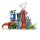 Schleich® Dinosaurs 42564 Große Vulkan Expedition Spielfiguren-Set