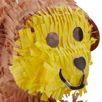 relaxdays Piñata braun/gelb Affe, 1 St.