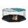 relaxdays Freilaufgehege silber 60,0 cm
