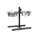 relaxdays Futterstation Hunde/Katzen silber 53,0 x 26,0 x 42,0 cm