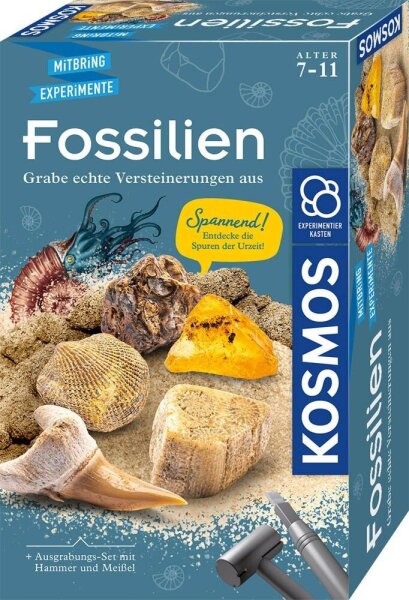 KOSMOS Ausgrabungsset Fossilien mehrfarbig
