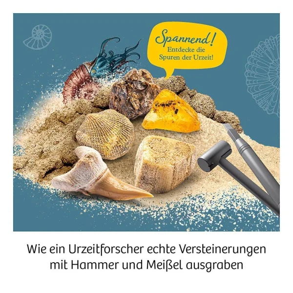 KOSMOS Ausgrabungsset Fossilien mehrfarbig