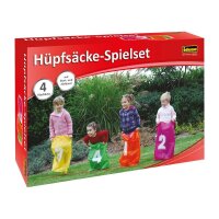 Idena Hüpfsäcke-Set gelb, grün, orange, pink