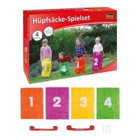 Idena Hüpfsäcke-Set gelb, grün, orange, pink