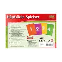 Idena Hüpfsäcke-Set gelb, grün, orange, pink