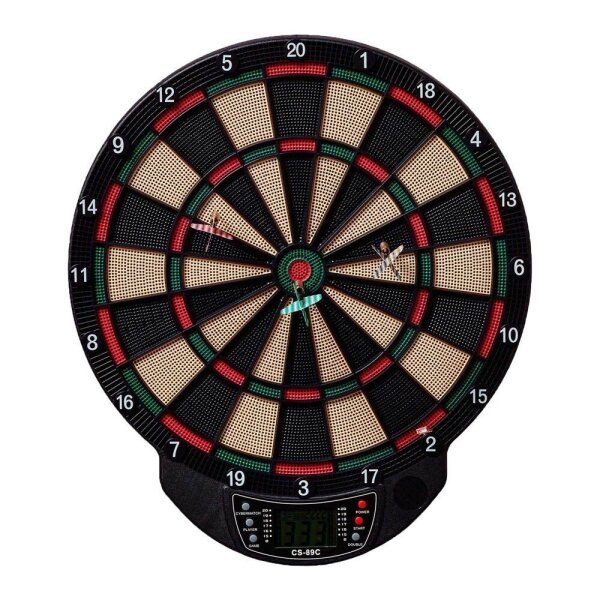 BEST®SPORTING Dartscheibe mit Darts BRISTOL schwarz