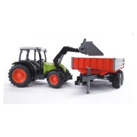 bruder Claas Nectis 267F Traktor mit Anhänger 2112...