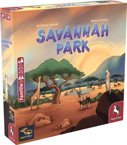 Pegasus Spiele Savannah Park Brettspiel