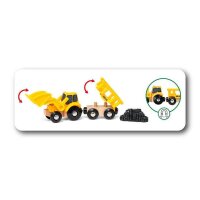 BRIO® Baustellenfahrzeuge 63365800 Spielzeugauto