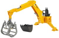 bruder Heckbagger mit Greifer 2338 Spielzeugauto