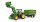bruder 7R John Deere 350 Traktor mit Frontlader und Tandemachstransportanhänger 3155 Spielzeugauto