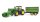 bruder 7R John Deere 350 Traktor mit Frontlader und Tandemachstransportanhänger 3155 Spielzeugauto