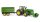bruder 7R John Deere 350 Traktor mit Frontlader und Tandemachstransportanhänger 3155 Spielzeugauto
