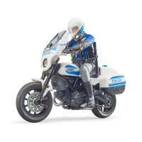 bruder bworld Scrambler Ducati Polizeimotorrad 62731 Spielzeugmotorrad