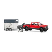 bruder RAM 2500 Power Wagon mit Pferdeanhänger und...