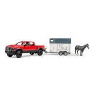 bruder RAM 2500 Power Wagon mit Pferdeanhänger und Pferd 2501 Spielzeugauto