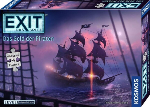 KOSMOS Spiel+Puzzle Das Gold der Piraten Escape-Room Spiel, 1 St.
