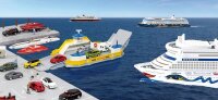 siku Kreuzfahrtschiff AIDA 1720 Spielzeugschiff