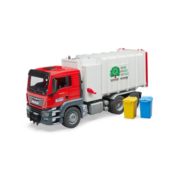 bruder MAN TGS Seitenlader Müll-LKW 3761 Spielzeugauto