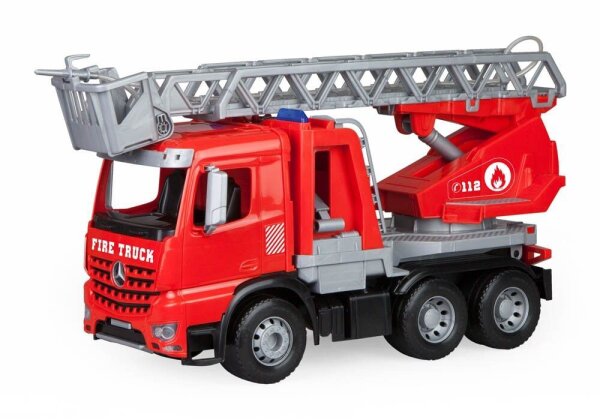 LENA Worxx Feuerwehr Leiterwagen Mercedes Benz Arocs 4615 Spielzeugauto
