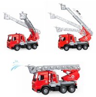 LENA Worxx Feuerwehr Leiterwagen Mercedes Benz Arocs 4615 Spielzeugauto
