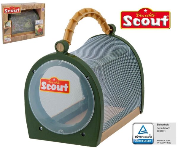 HAPPY PEOPLE® Insektenhotel Scout Insektenhaus Beobachtungs-Haus grün 12,5 x 15,